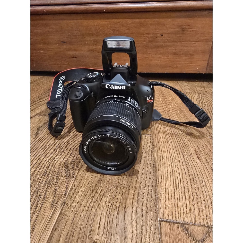 Canon EOS Rebel T3 DSLR Camera Kit w/ EF-S 18-55mm Lens, Battery, SD Card - Picture 6 of 11